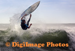 Surfing at Piha 9301